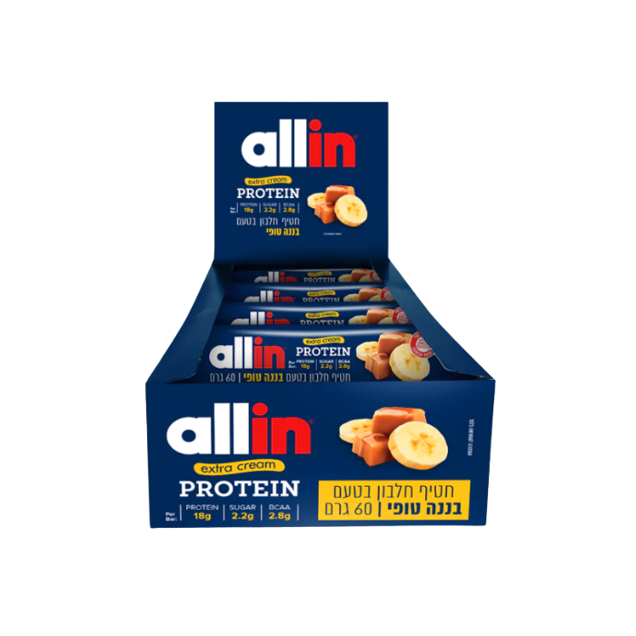 חטיפי חלבון אול אין | Allin חטיפי חלבון אול אין | Allin